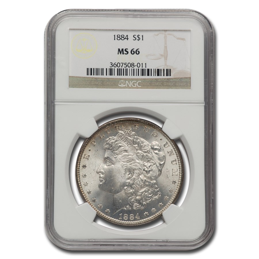 1884 Morgan Dollar MS-66 NGC