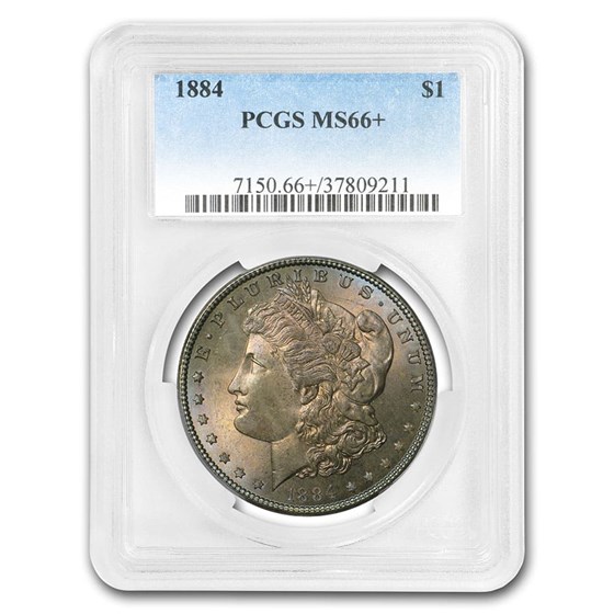 1884 Morgan Dollar MS-66+ PCGS (Toned) 1884 Morgan Dollar MS-66+ PCGS (Toned)