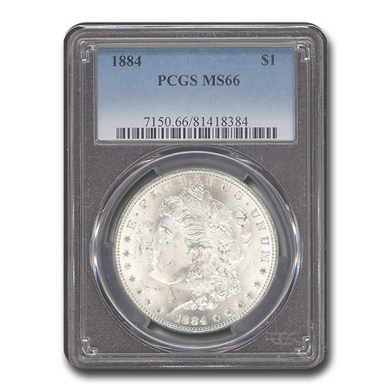 1884 Morgan Dollar MS-66 PCGS
