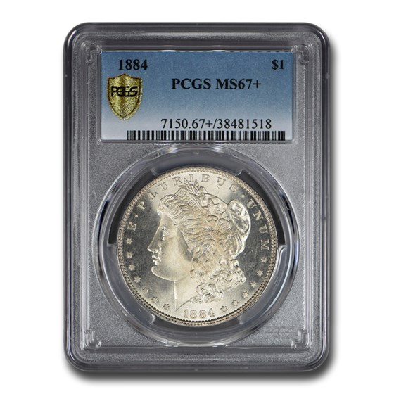 1884 Morgan Dollar MS-67+ PCGS 1884 Morgan Dollar MS-67+ PCGS