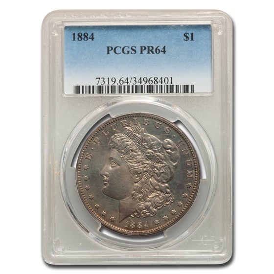 1884 Morgan Dollar PR-64 PCGS 1884 Morgan Dollar PR-64 PCGS
