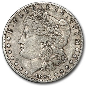 1884 Morgan Dollar VF (VAM-4, Small Dot, Top-100) 1884 Morgan Dollar VF (VAM-4, Small Dot, Top-100)
