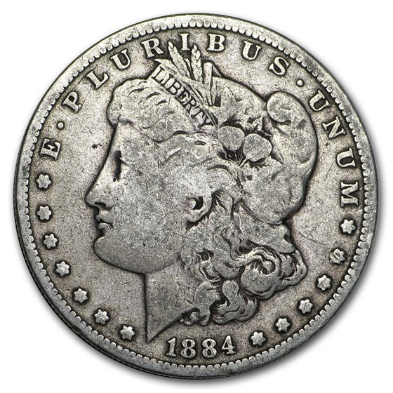 1884 Morgan Dollar VG/VF