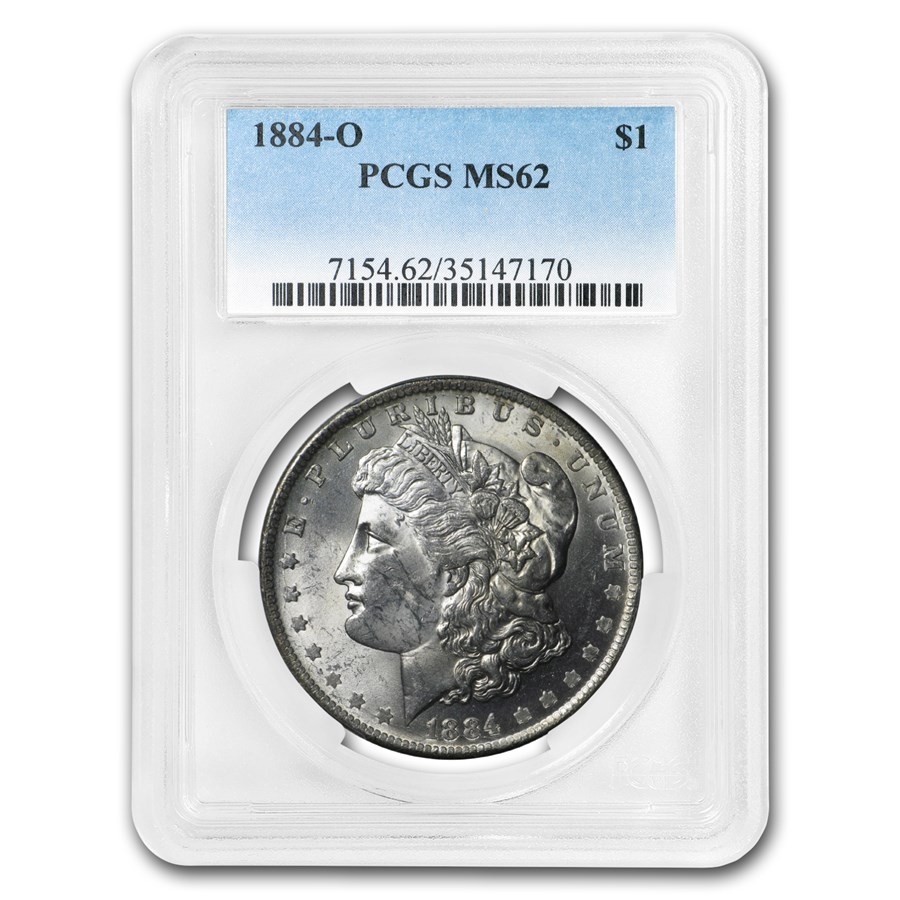1884-O Morgan Dollar MS-62 PCGS