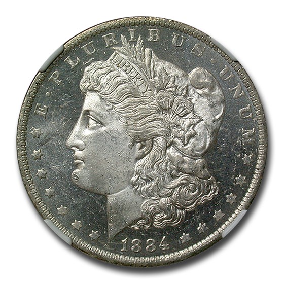 1884-O Morgan Dollar MS-63 DPL NGC