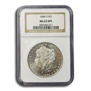1884-O Morgan Dollar MS-63 NGC (DPL)