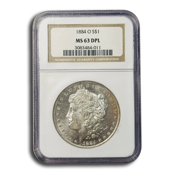 1884-O Morgan Dollar MS-63 NGC (DPL)