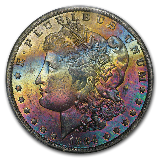 1884-O Morgan Dollar MS-63 PCGS (Beautfiully Toned) 1884-O Morgan Dollar MS-63 PCGS (Beautfiully Toned)