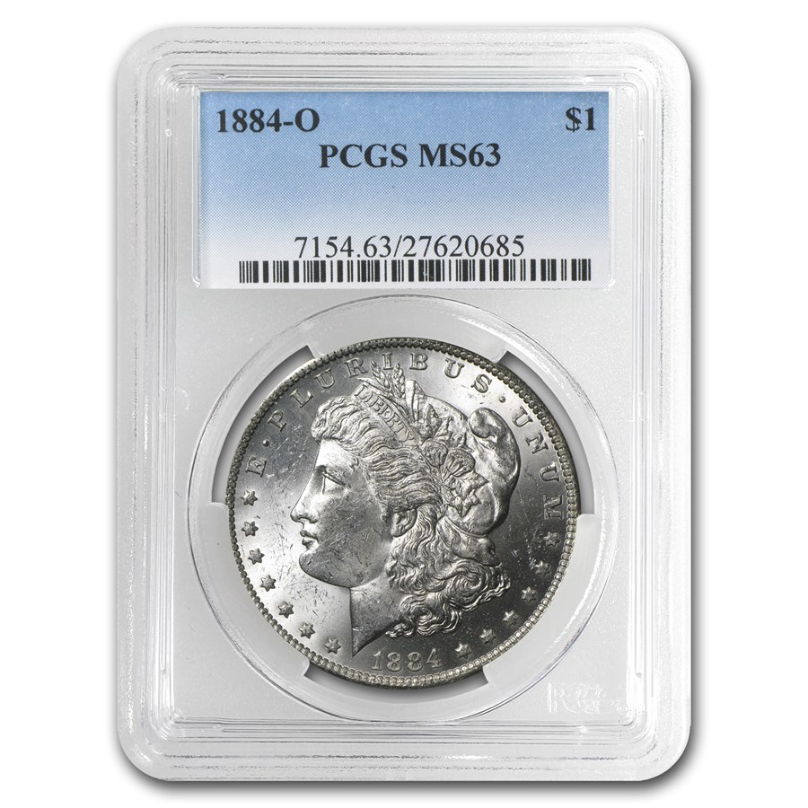 Buy 1884 O Morgan Dollar MS 63 PCGS APMEX buy-1884-o-morgan-dollar-ms-63-pcgs-apmex
