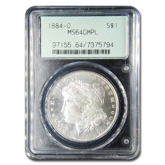 1884-O Morgan Dollar MS-64 DMPL PCGS 1884-O Morgan Dollar MS-64 DMPL PCGS