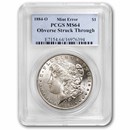 1884-O Morgan Dollar MS-64 PCGS (Strike Thru)