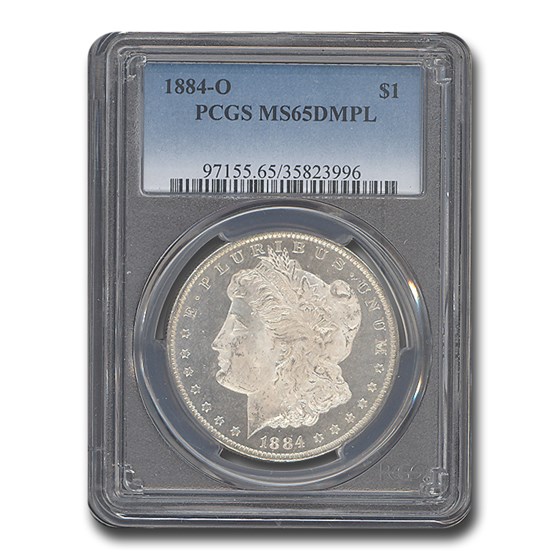 1884-O Morgan Dollar MS-65 DMPL PCGS 1884-O Morgan Dollar MS-65 DMPL PCGS