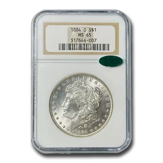 1884-O Morgan Dollar MS-65 NGC CAC 1884-O Morgan Dollar MS-65 NGC CAC