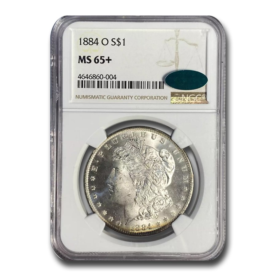Buy 1884 O Morgan Dollar MS 65 NGC CAC APMEX buy-1884-o-morgan-dollar-ms-65-ngc-cac-apmex