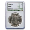 1884-O Morgan Dollar MS-65 NGC (Green Label)