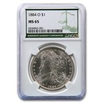 1884-O Morgan Dollar MS-65 NGC (Green Label)