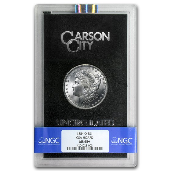 1884-O Morgan Dollar MS-65+ NGC (GSA) 1884-O Morgan Dollar MS-65+ NGC (GSA)