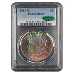 1884-O Morgan Dollar MS-65+ PCGS CAC (Toned)
