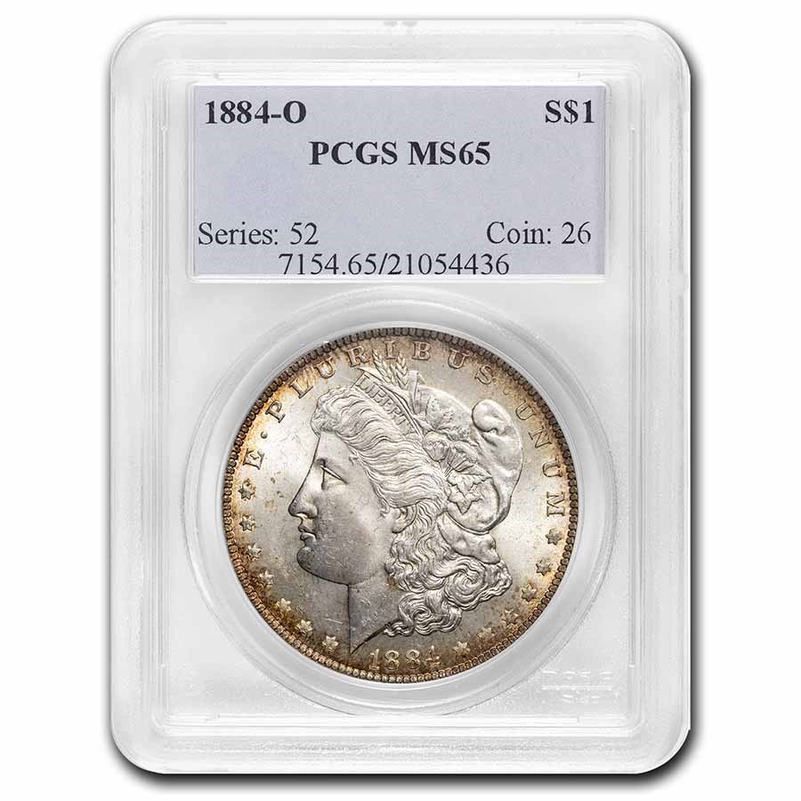 1884-O Morgan Dollar MS-65 PCGS