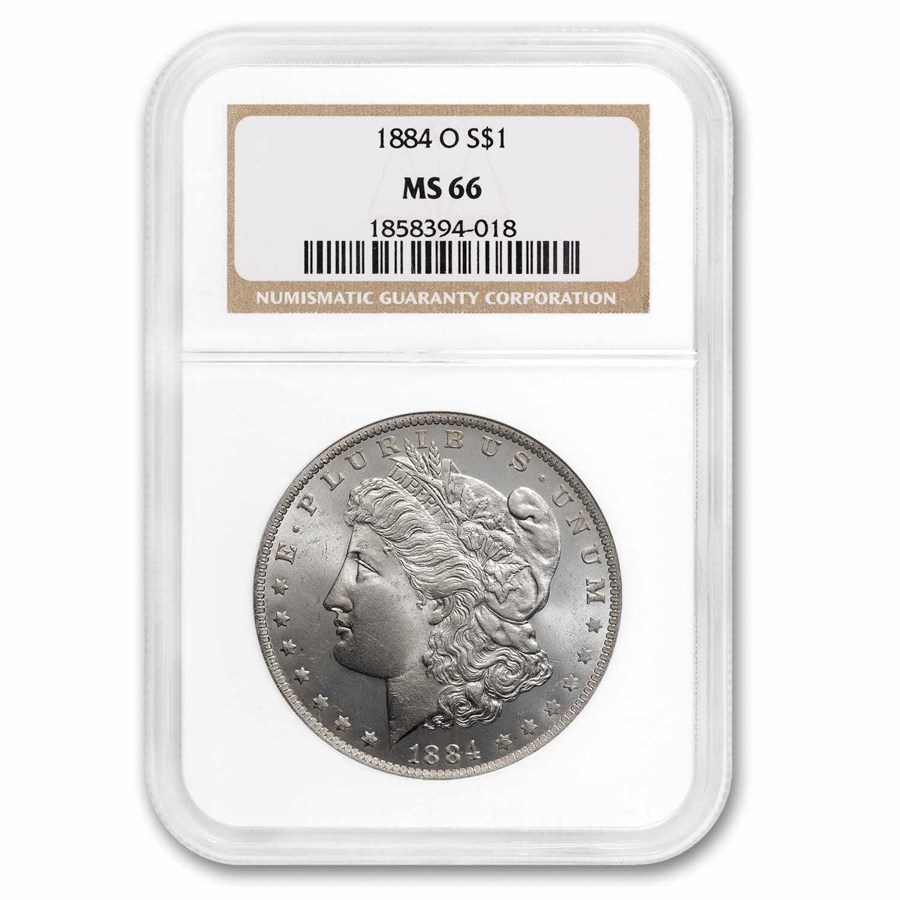 1884-O Morgan Dollar MS-66 NGC