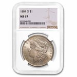 1884-O Morgan Dollar MS-67 NGC