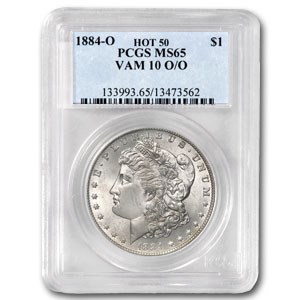 1884-O/O MS-65 PCGS (VAM-10, Hot-50) 1884-O/O MS-65 PCGS (VAM-10, Hot-50)