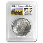 1884-O Stage Coach Morgan Dollar BU PCGS