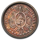 1884-Pts Bolivia 10 Centavos Pattern PF-64 NGC