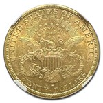 1884-S $20 Liberty Gold Double Eagle AU-58 NGC
