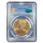1884-S $20 Liberty Gold Double Eagle MS-62+ PCGS CAC