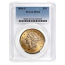 1884-S $20 Liberty Gold Double Eagle MS-62 PCGS