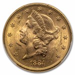 1884-S $20 Liberty Gold Double Eagle MS-63 PCGS
