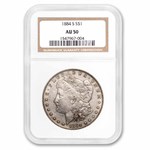 1884-S Morgan Dollar AU-50 NGC