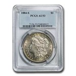 1884-S Morgan Dollar AU-53 PCGS