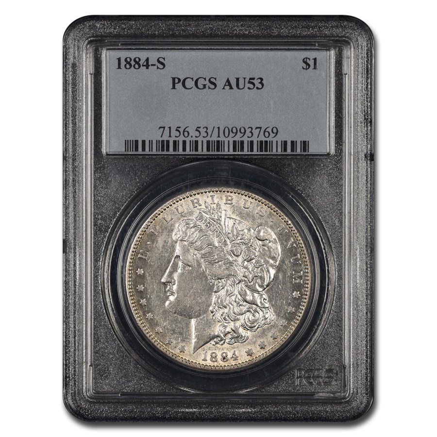 1884-S Morgan Dollar AU-53 PCGS