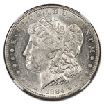1884-S Morgan Dollar AU-58 NGC