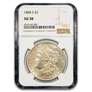 1884-S Morgan Dollar AU-58 NGC