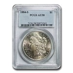 1884-S Morgan Dollar AU-58 PCGS