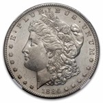 1884-S Morgan Dollar MS-60 NGC