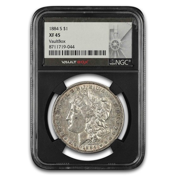 1884-S Morgan Dollar XF-45 NGC