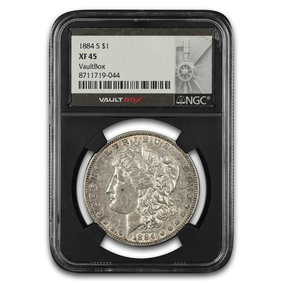 1884-S Morgan Dollar XF-45 NGC