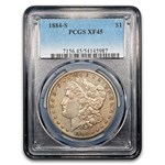 1884-S Morgan Dollar XF-45 PCGS