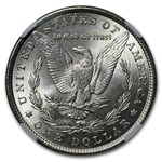 1884 Stage Coach Silver Dollar BU NGC