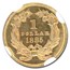 1885 $1 Indian Head Gold MS-62 NGC CAC