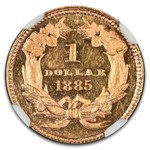 1885 $1 Indian Head Gold MS-62 NGC (DPL)