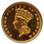 1885 $1 Indian Head Gold PF-66 Cameo NGC