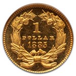 1885 $1 Indian Head Gold PF-66 Cameo NGC