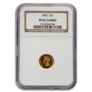 1885 $1 Indian Head Gold PF-66 Cameo NGC