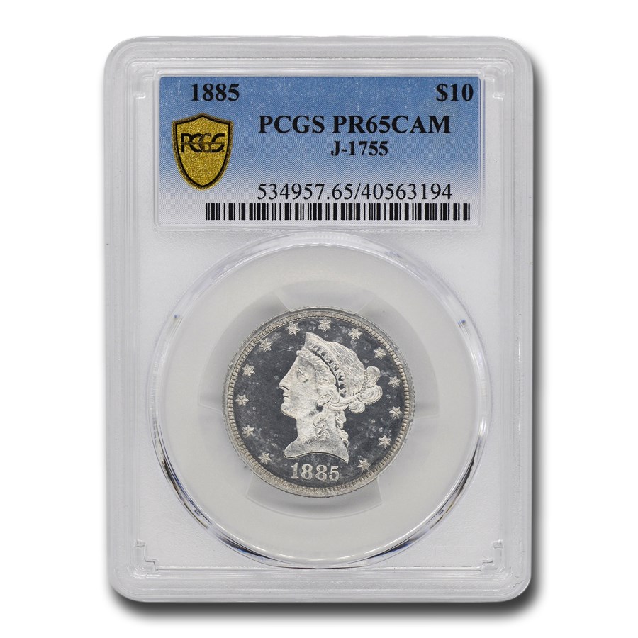 1885 $10 Liberty Eagle Pattern PR-65 Cameo PCGS (J-1755)