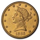 1885 $10 Liberty Gold Eagle AU